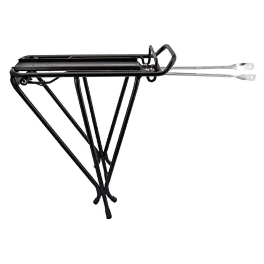 

Rear Bike Rack for commuting, aluminum alloy, black, lightweight and durable