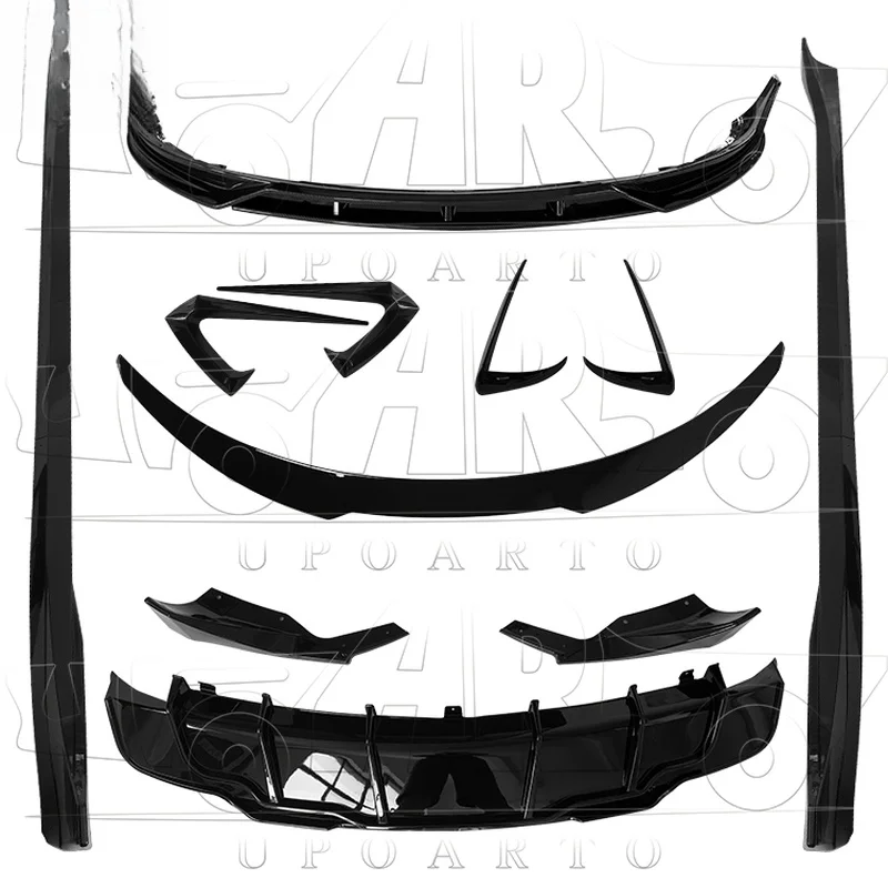 Best Choice New Facelift ABS Glossy Black Body Kit for Mid-Size Sedan 2017-2022 Off-Road Performance Upgrade