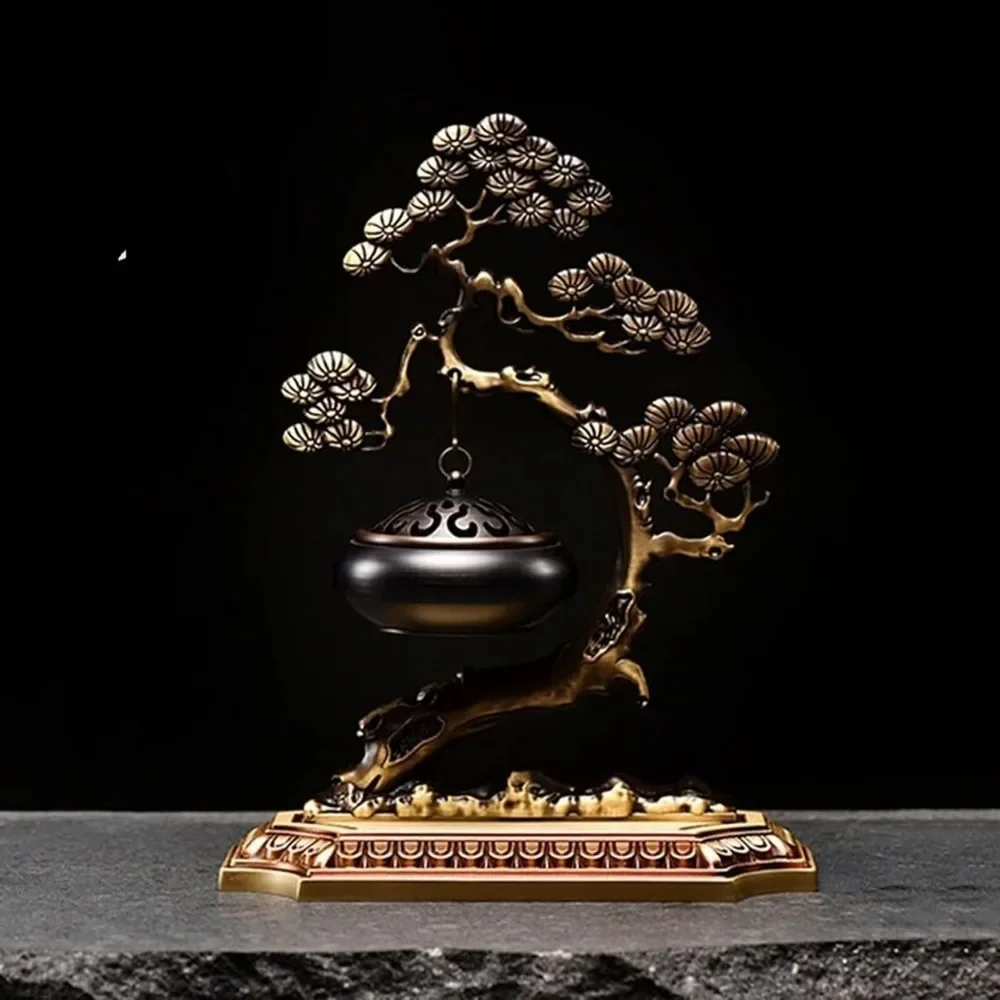 

Курильница ручной работы из меди с обратным потоком — дизайн водопада для дома, офиса, медитации, релаксации и элегантного домашнего декора