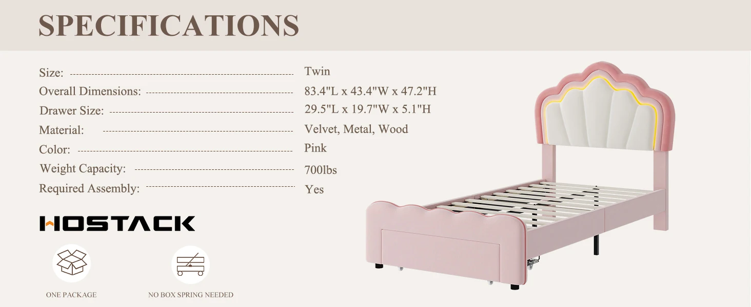 twin bed frame