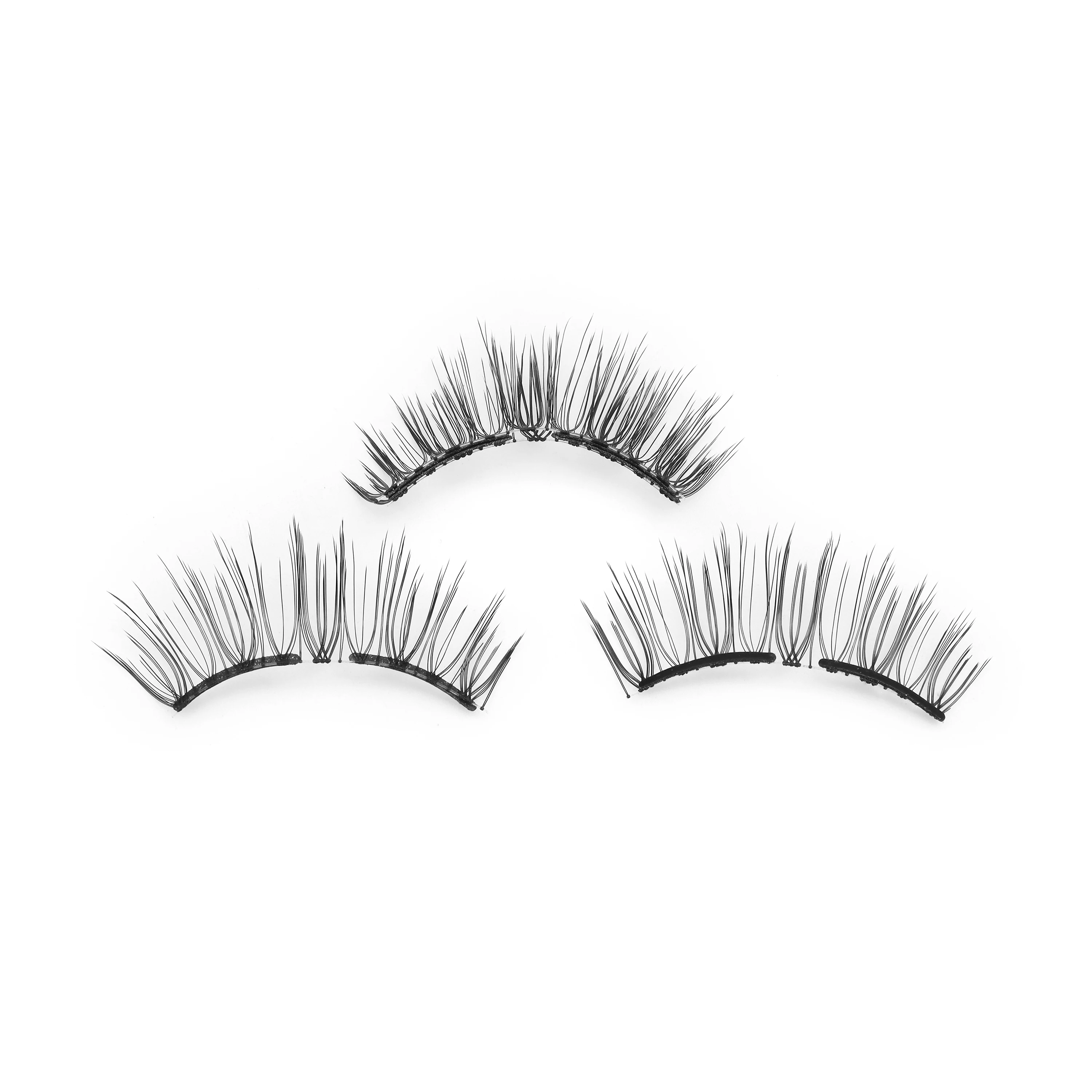 DINGSEN Weiche magnetische Wimpern mit Kleber-Set, wiederverwendbare magnetische Wimpern, Pinzetten-Set, Wimpern, handgefertigt, 3D-natürliche magnetische Pinzette – Detail 13