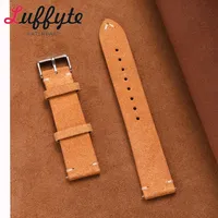 Vintage Soft Suede Leather Watch Straps 18mm 20mm 22mm Quick Release Replacement Wristband Men Women Watchband