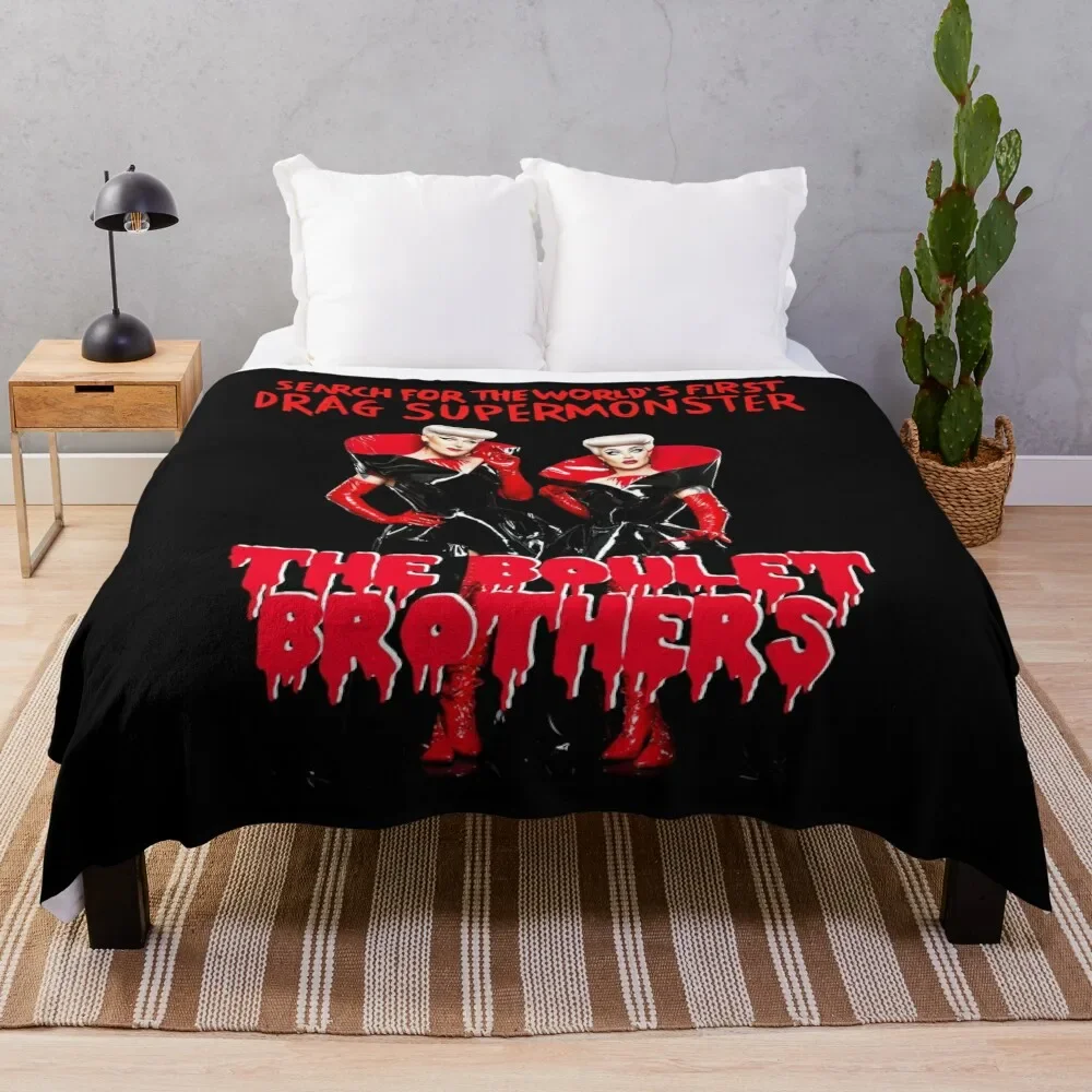 The Boulet Brothers Dragula Throw Blanket Kid'S Cute Baby Plaid on the sofa Blankets