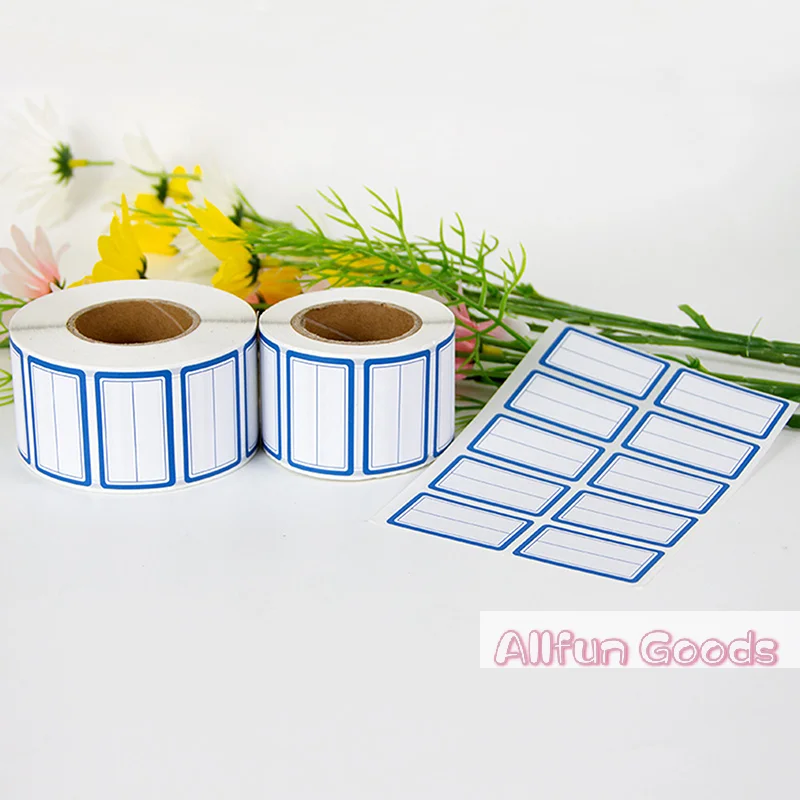 [TG835]500pcs Can Write Label Stickers Food Classification Labels Adhesive Paper Home Office Gift Stickers