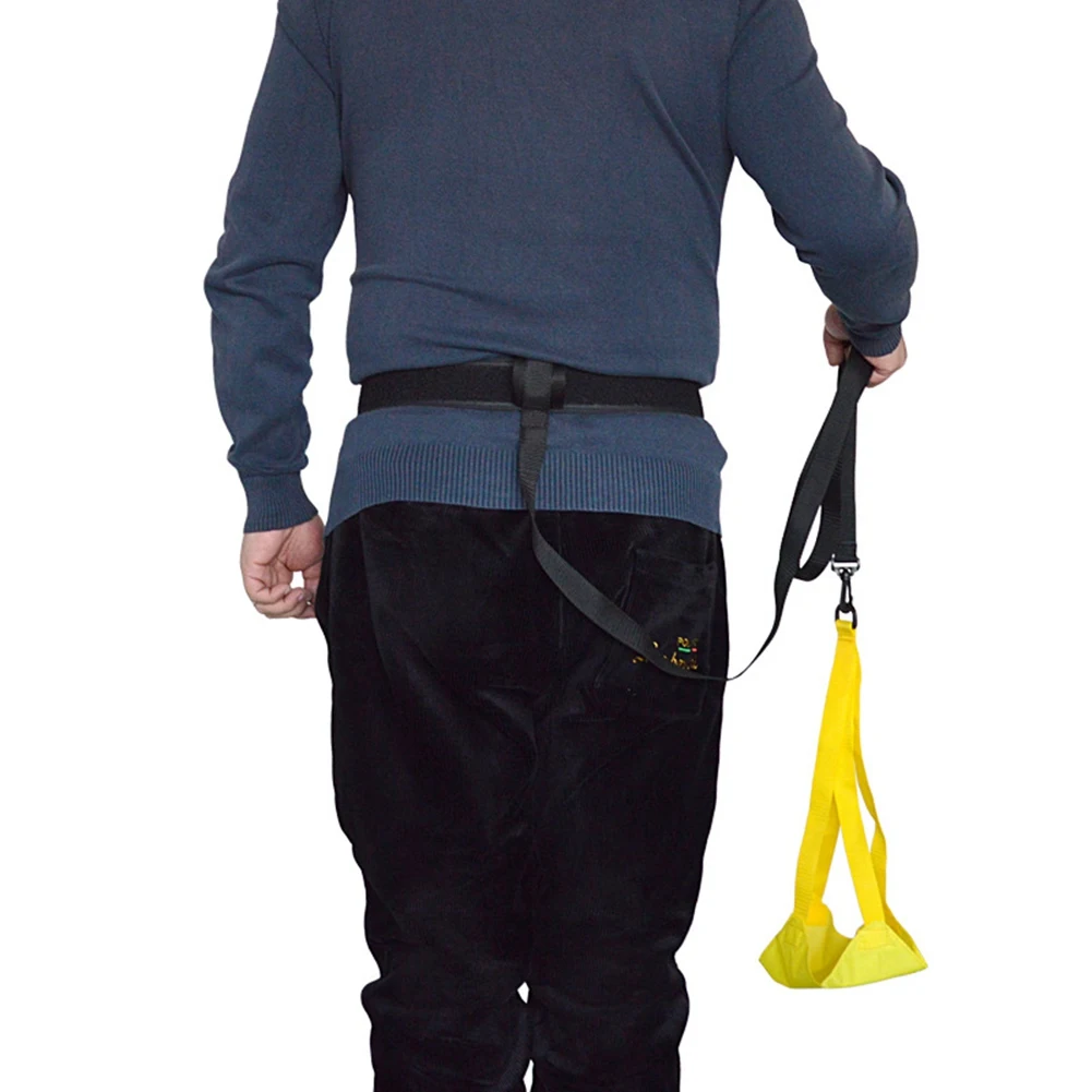(A75U] Swim Training Belt Resistance Parachute,Swim Tether Stationary Swimming, Swim Harness Static Swimming Belt