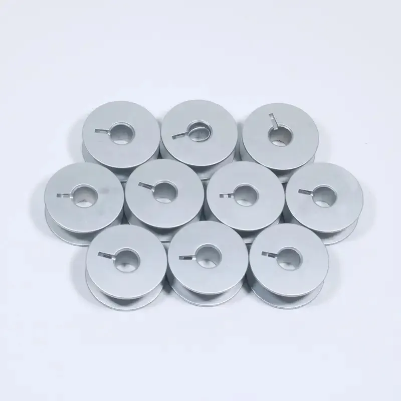 

10 шт. 55623A алюминиевые шпульки для промышленной швейной машины, высококачественный швейный инструмент для рукоделия, швейная машина с плоской крошкой