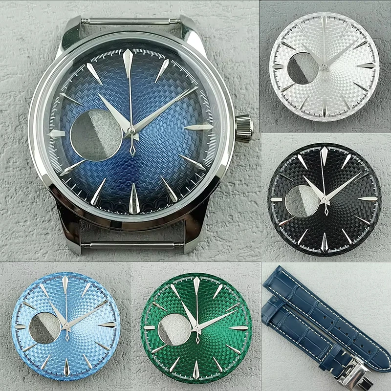 40mm suitable for NH35 NH36 NH38 movement Silver case 35mm dial 316L stainless steel 10BAR waterproof watch case accessories