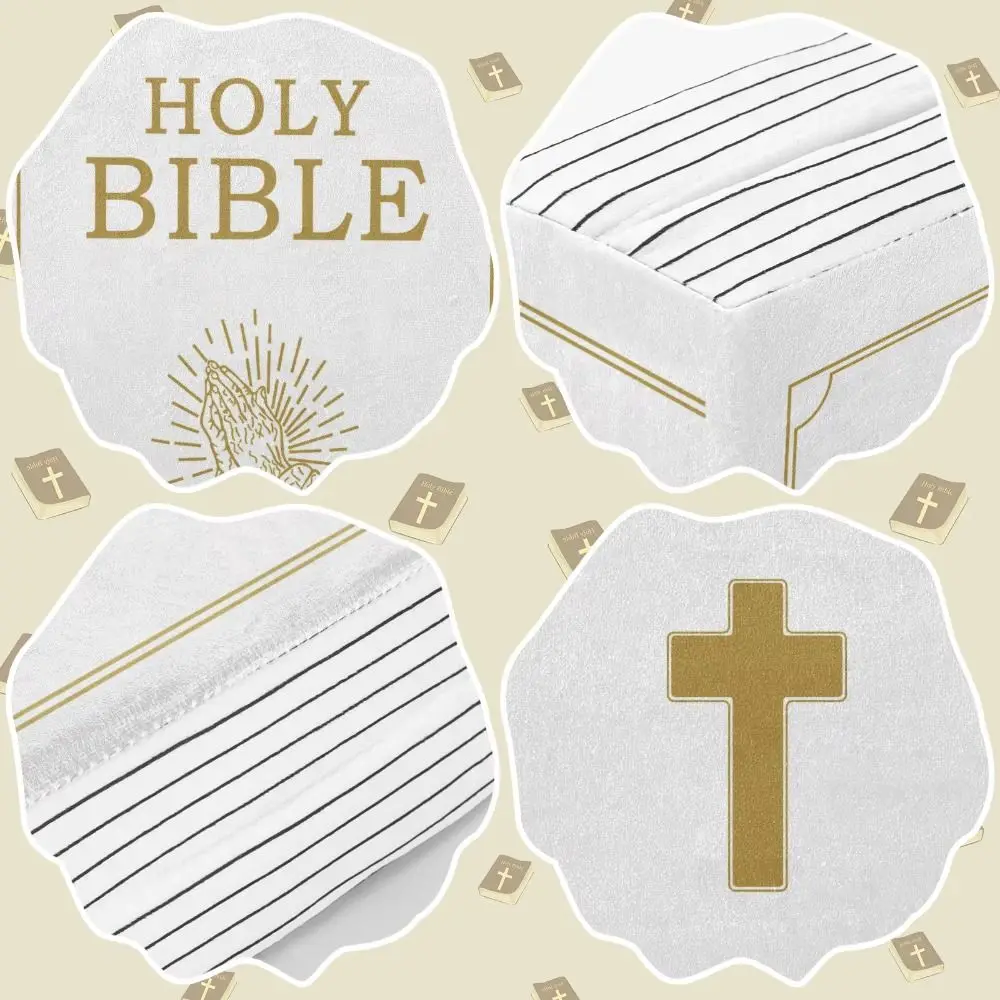Realistic Looking Bible Pillow Plush Toy Home Decor Bible Throw Pillow Cutest 33*22cm Bible Cushion Christmas Present