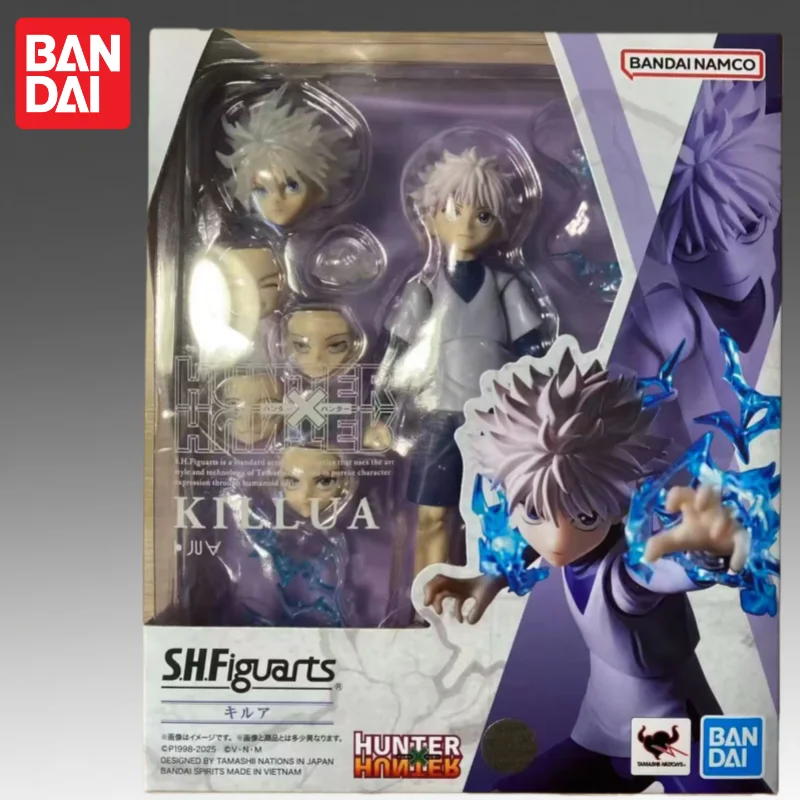 

В наличии: Оригинальная фигурка Bandai S.H.Figuarts Hunter x Hunter Килуа Золдик, новая, в коробке, персонаж аниме, коллекционная модель.