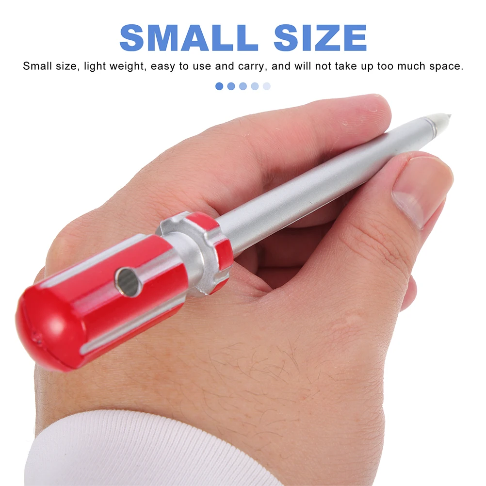 

6 Pcs point Pens Premium Plastic Smooth Writing Portable Refillable Sign Pen for School Office Home Use Kids