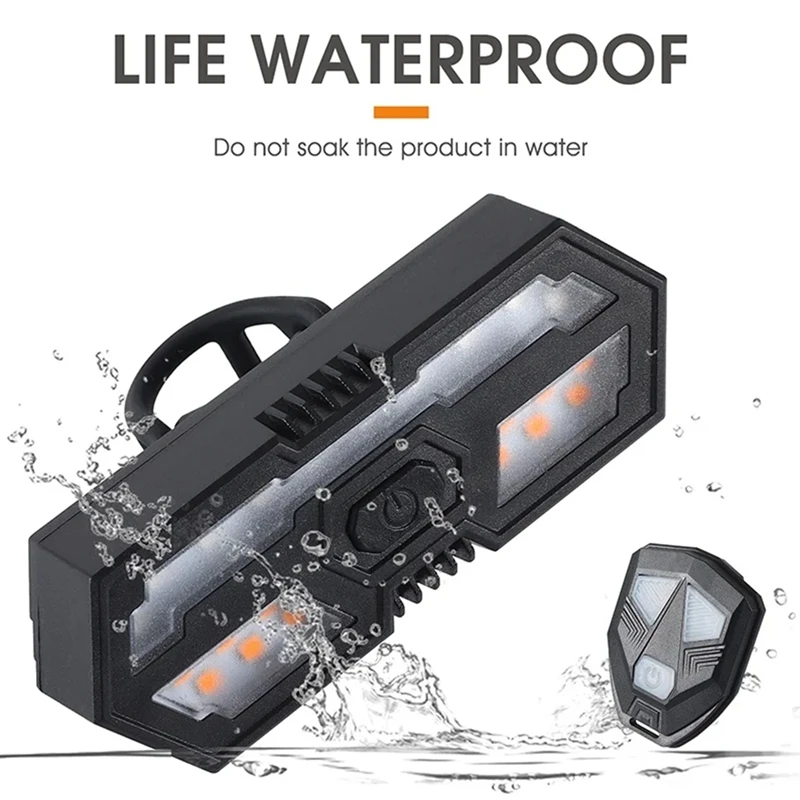 Fahrrad Drahtlose Fernbedienung Blinker Smart Fahrrad LED Rücklicht Langlebig Einfache Installation