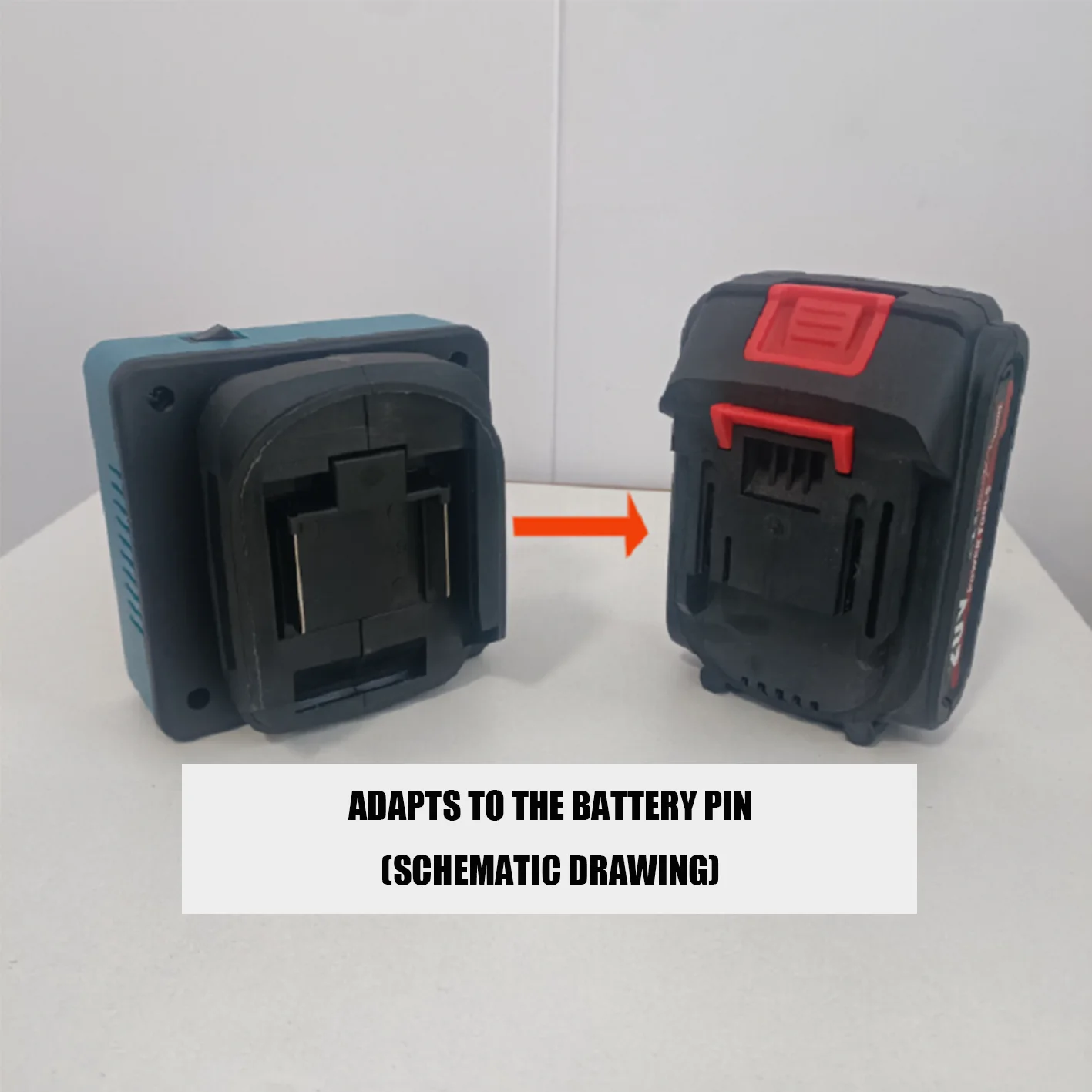 Adapted to MT Lithium Battery Inverter, Electric Tool Battery Inverter AC220V/ DC5V/20V Outdoor Operation Inverter