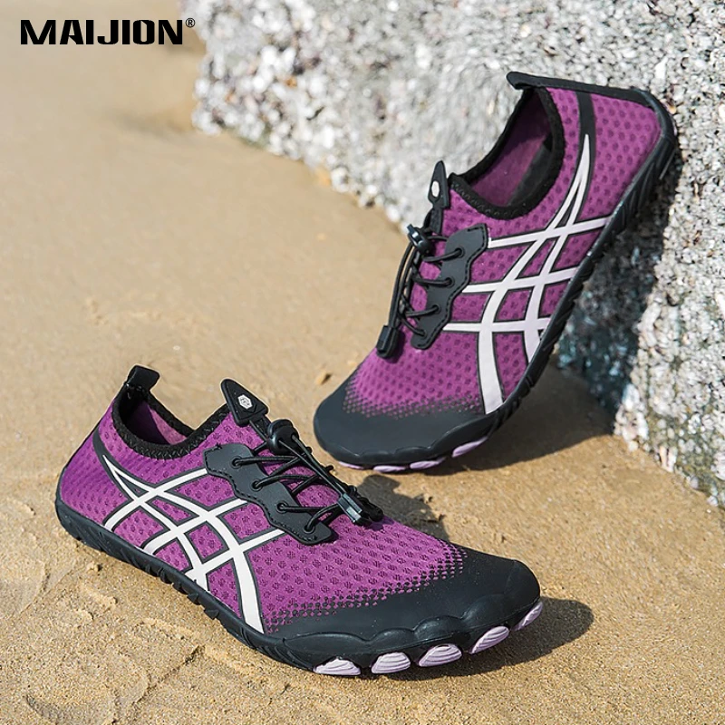 

Outdoor Wading Sneakers Men Women Upstream Fishing Quick Dry Water Sport Shoes Seaside Barefoot Breathable Aqua Shoes