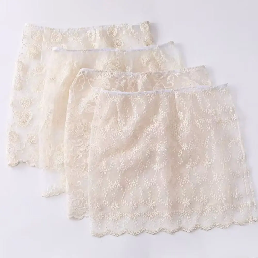 

Модная мини-юбка с вышивкой и кружевом в стиле Y2K, уличная повседневная многослойная юбка в стиле Харадзюку с декором в виде джинсовых элементов