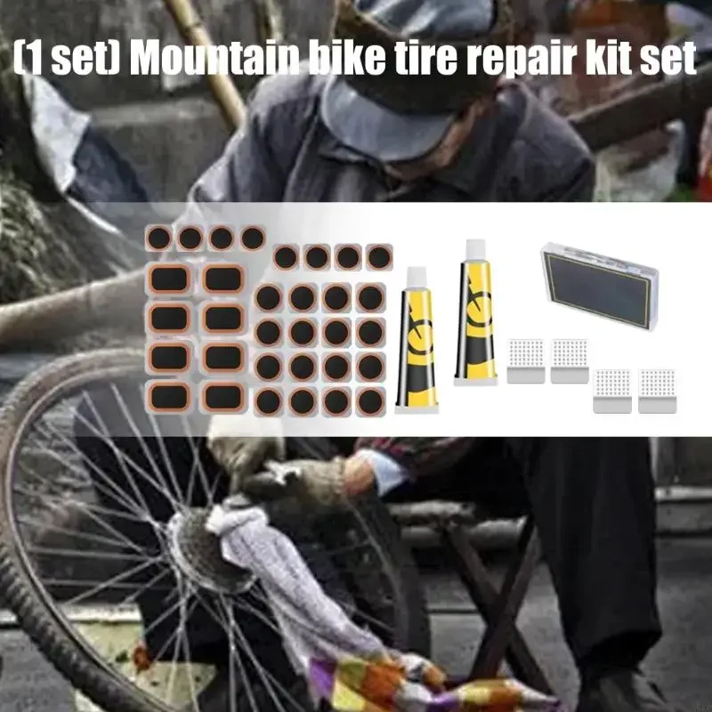 إصلاح ثقب الدراجات العالمية مع أداة عالية الجودة لصيانة الإطارات الفورية على نماذج الدراجات المختلفة