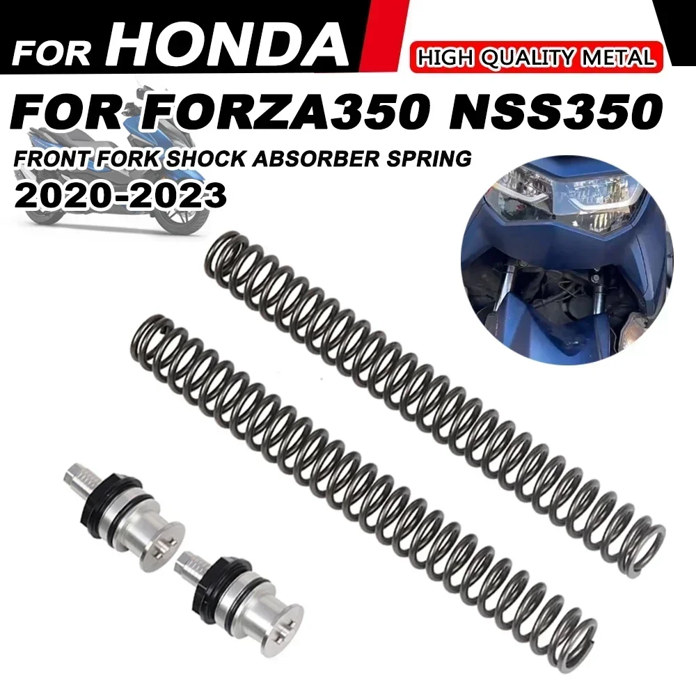 

Motorcycle Front Fork Shock Absorber Spring Reinforcing Strengthen Springs Parts For HONDA Forza 350 Forza350 NSS350 Accessories