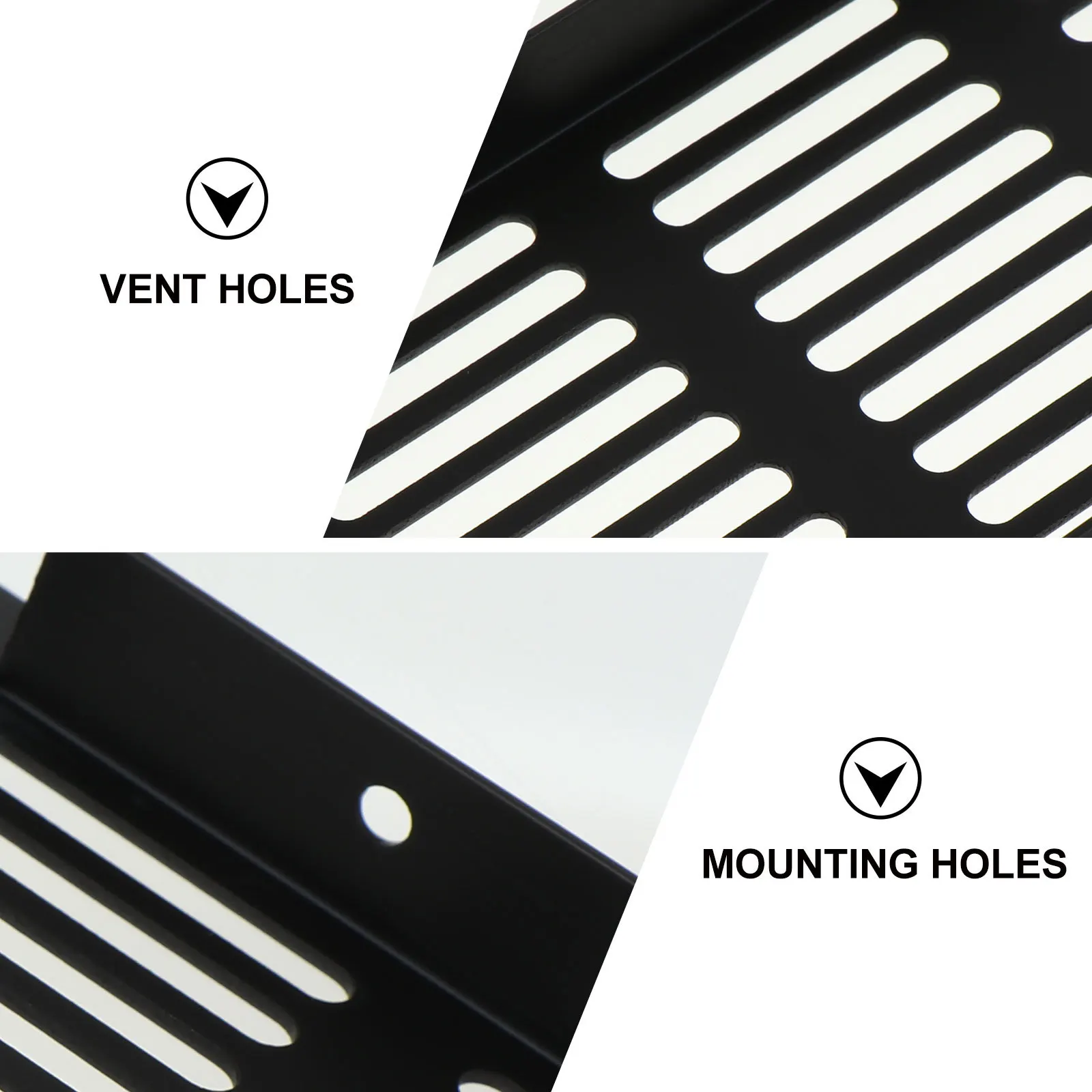 

4 Pcs Indoor Cabinet Ventilation Furniture Metal Exhaust Air Covers Home Decor