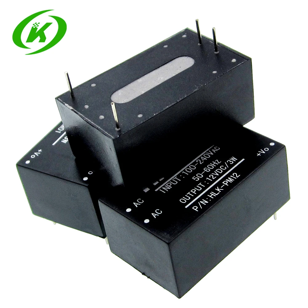 HLK-PM12 AC-DC 220V ถึง 12V Buck ขั้นตอนลง Power Supply โมดูล Converter อัจฉริยะสวิทช์ HLK-PM12 UL/CE