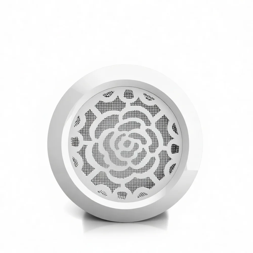 Round Air Vent Grille Louver Ceiling Wall Ventilation Diffuser Adjustable Exhaust Outlet Home HVAC Ducting Plastic Cover
