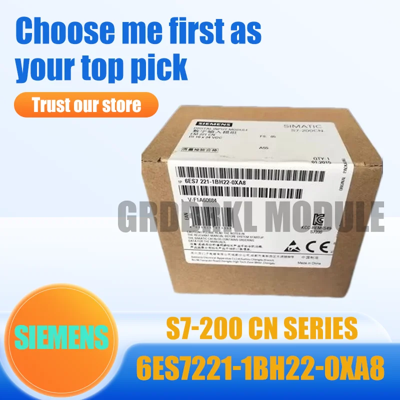 

NEW Original SIEMENS 6ES7221-1BH22-0XA8 6ES7 221-1BH22-0XA8 S7-200CN EM221 Digital Input Module