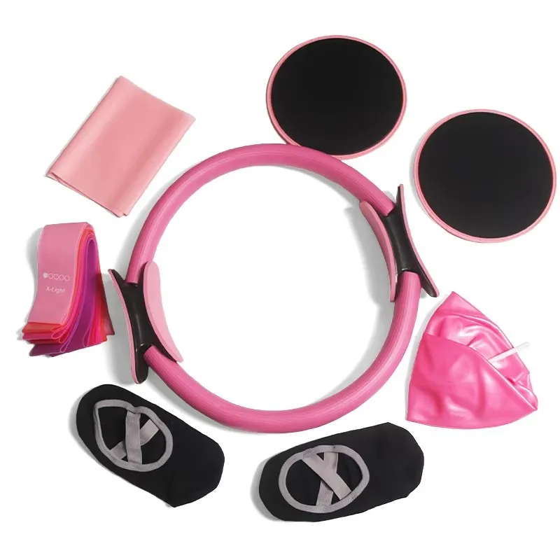 conjunto-de-anel-de-pilates-equipamento-de-exercicio-com-faixas-de-exercicio-conjunto-de-faixas-de-resistencia-bola-de-pilates-equipamentos-de-treino-de-discos-deslizantes
