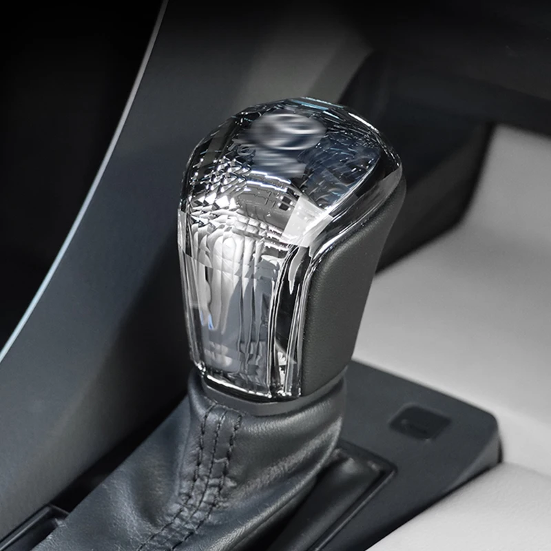 Crystal Gear Shift Knob Cover For Toyota Camry Corolla Crown CHR Levin GT Allion Frontlander Modified Shifter Gearbox Handle