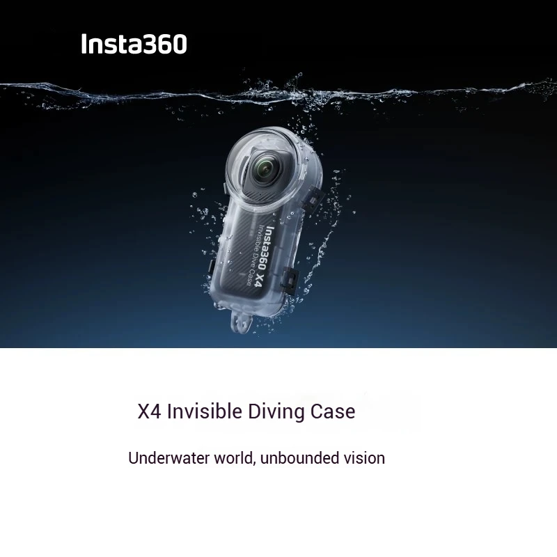 

Original Invisible Dive Case for Insta360 X4 Waterproof Housing Case for Insta360 X4 Underwater Diving Case Accessories