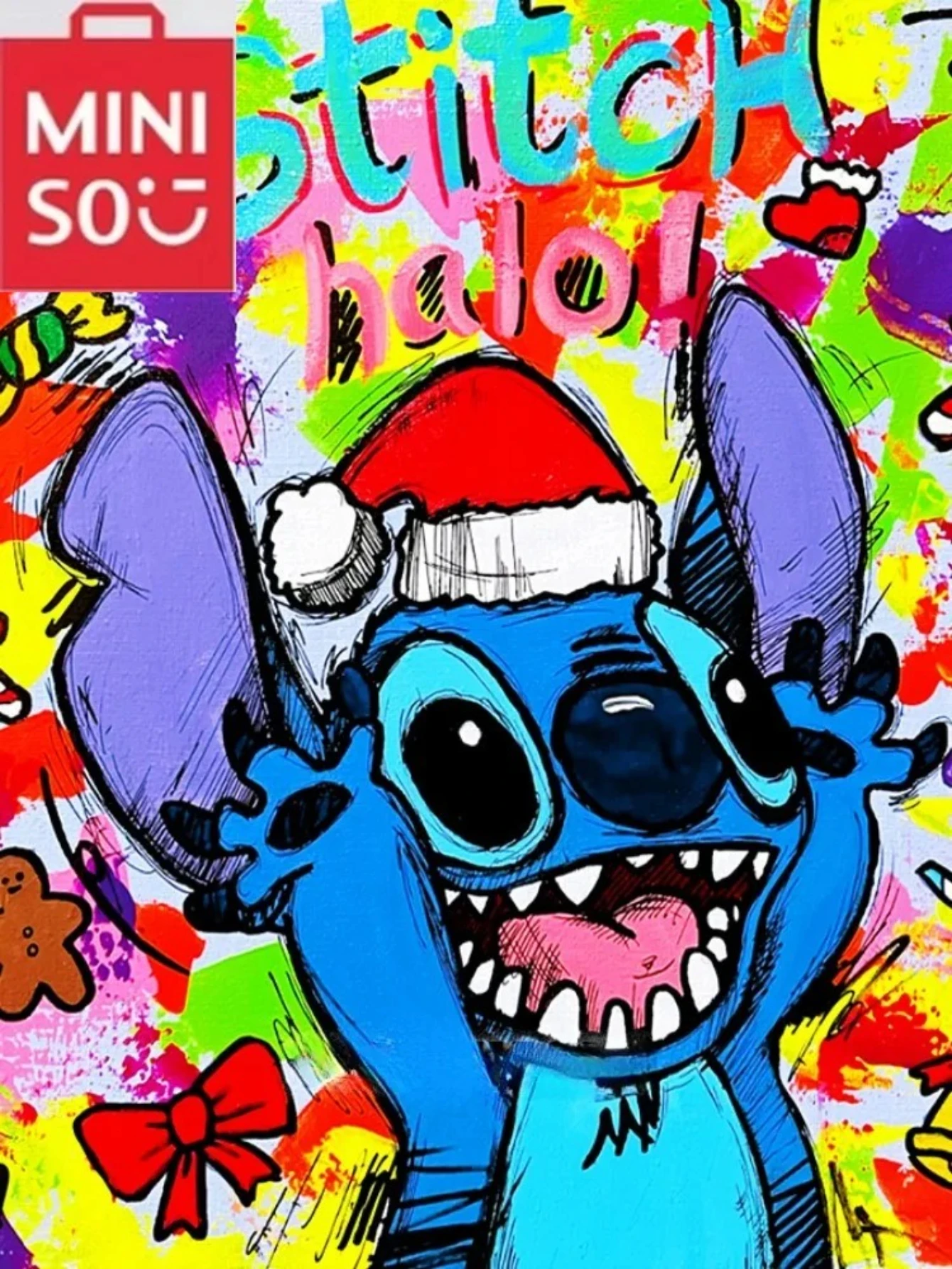 MINISO ديزني الكرتون 5D DIY الماس اللوحة البق الأرنب ليلو غرزة الحفر الكامل جولة فسيفساء دونالد داك الفن ديكور المنزل #1