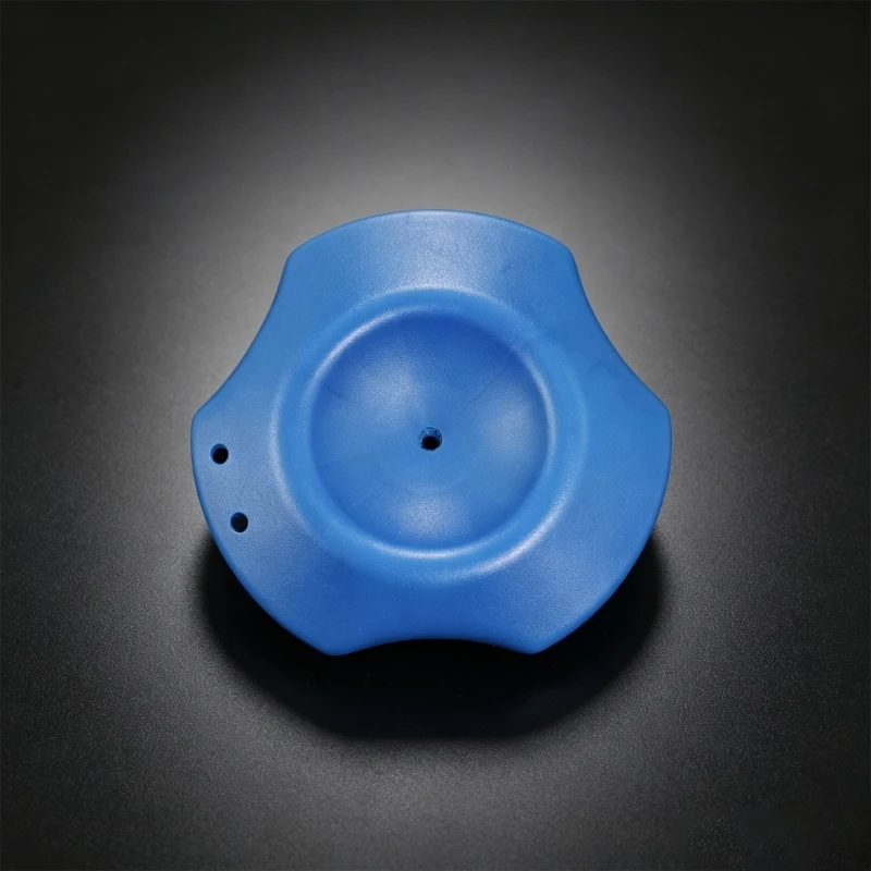 Wheel Dock Angled Tire Stop Block for Parked Trailers, Single ABS Wheel Chock with Broad Base and Curved Contact Face for