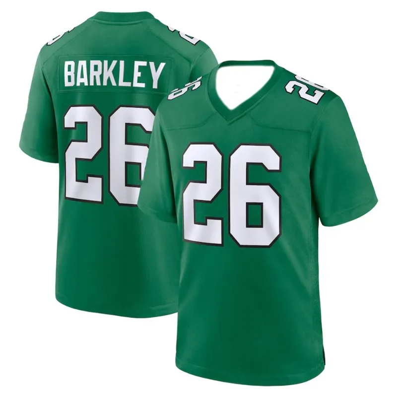 24-25 Adult Philadelphia American Football Jersey Rugby Jersey Sportswear Training Jersey T-shirt Eagles Barkley 26 Number