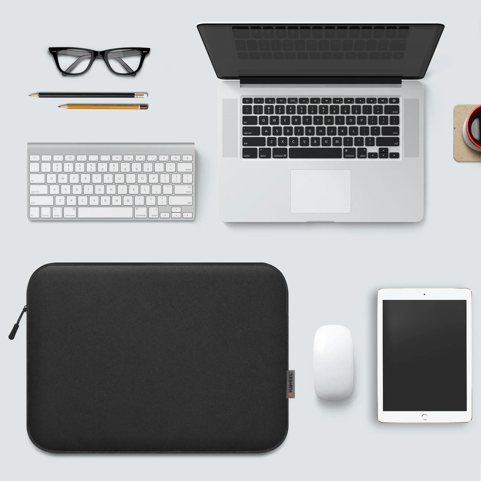 Torba na laptopa z odpornym na wstrząsy uchwytem, pokrowiec na laptopa 15 13 cali, teczka na laptopa, etui na laptopa odpowiednie na komputery o przekątnej 15-16,7 14-15 12,5-13,5 cala — zdjęcie produktu 5