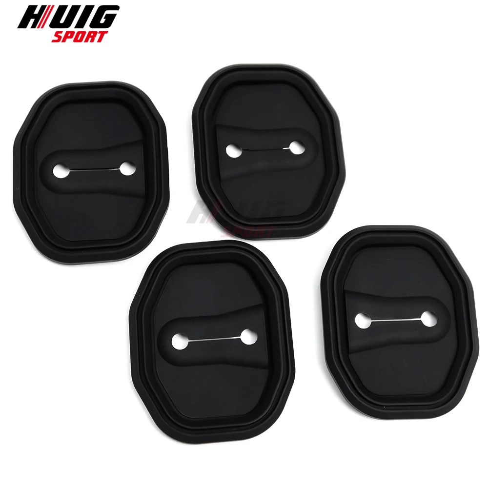 Rubber Car Door Lock Buckle Protection Door Lock Caps Cover Trim Accessories For BMW X3 X4 X5 X6 X7 2019-2022 X5M X6M 2015-2020