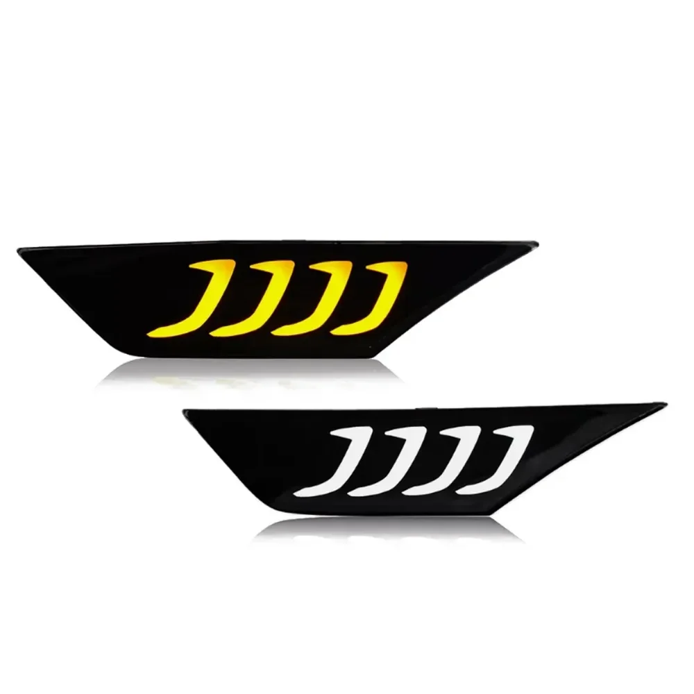 

LED Side Marker Light For Honda Civic 2016-2021 Turn Signal Lamp Smoked Lens Yellow LED Turn Signal Car Accessories