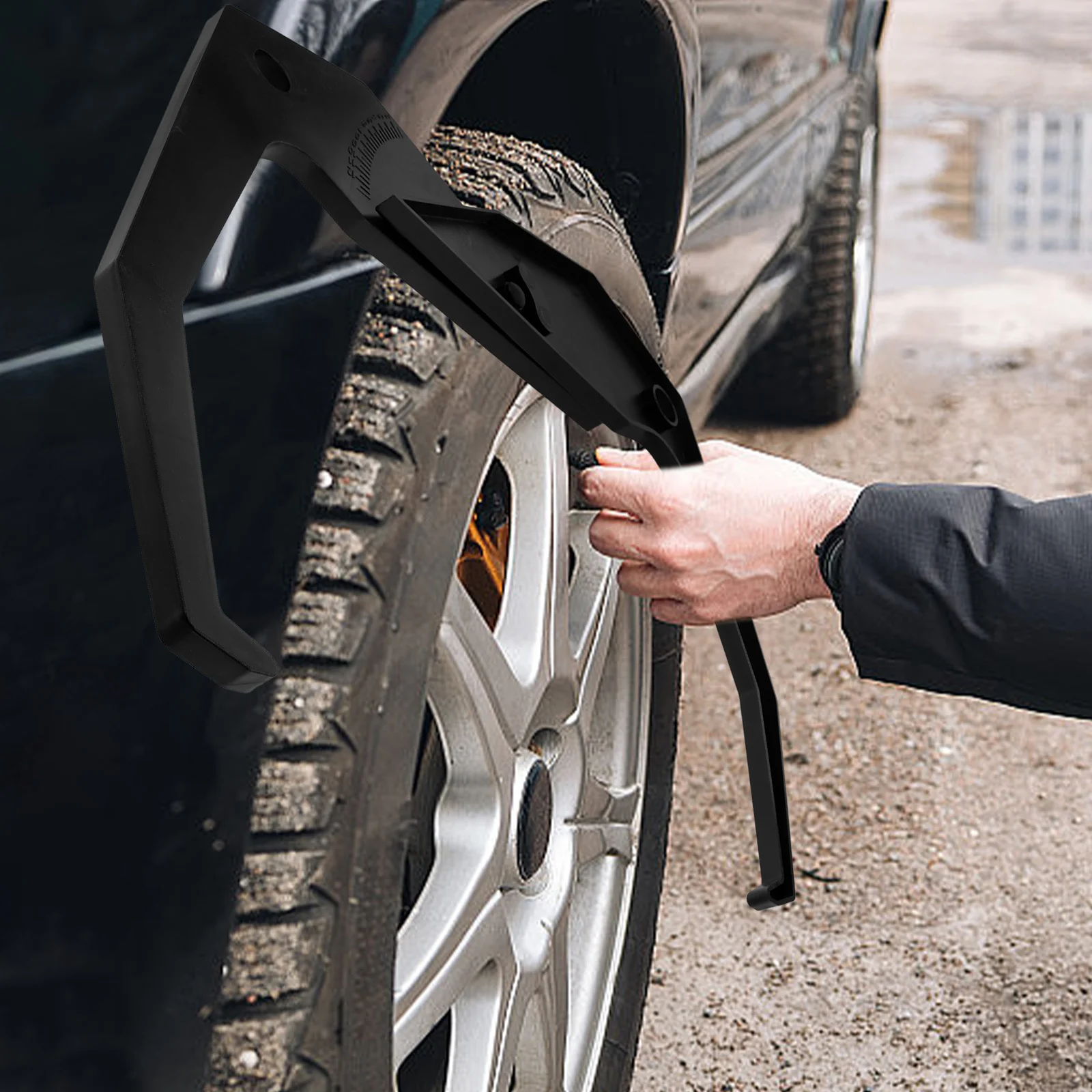 

Tire Balancer Caliper Accurate Wheel Weight Measurement Portable Tire Rim Width Measuring Tool Automotive Wheel Balancer Car