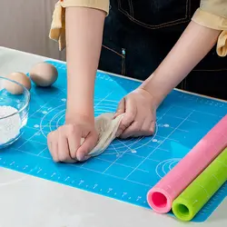 Large Silicone Mat Kitchen Kneading Dough Baking Mat Cooking Cake Pastry Non-stick Rolling Dough Pads Tools Sheet Accessories