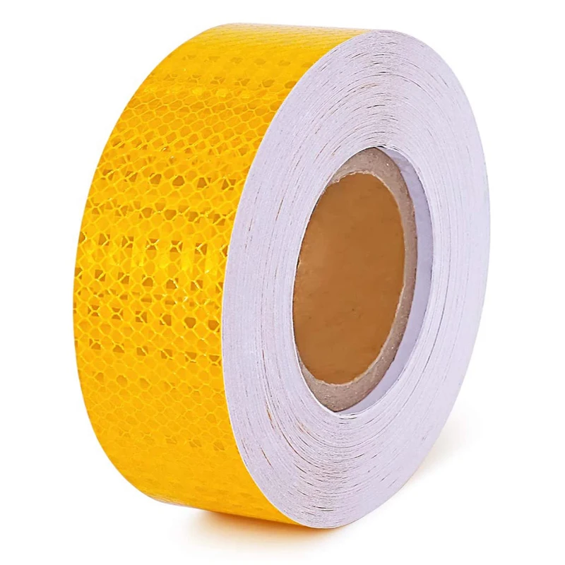 

5cmX25m/Roll Reflective Tape Conspicuity Safety Tape Trailer Self Adhesive Warning Caution Reflector Tape For Car Truck Trailer