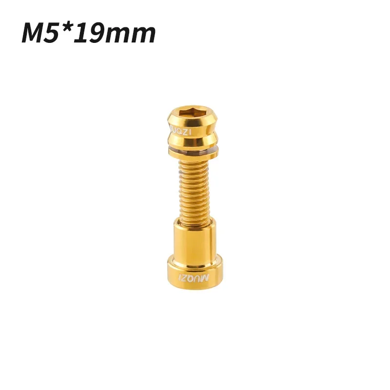 Muqzi Titanium Schroef M 5X17 19Mm Stuurbout Racefiets Stuurstuurpen Bout