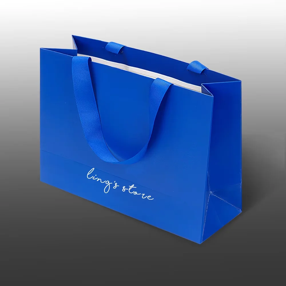 

20 шт. подарочных пакетов с логотипом для украшений, макарон, свадебных сувениров, одежды, парфюмерии, косметики