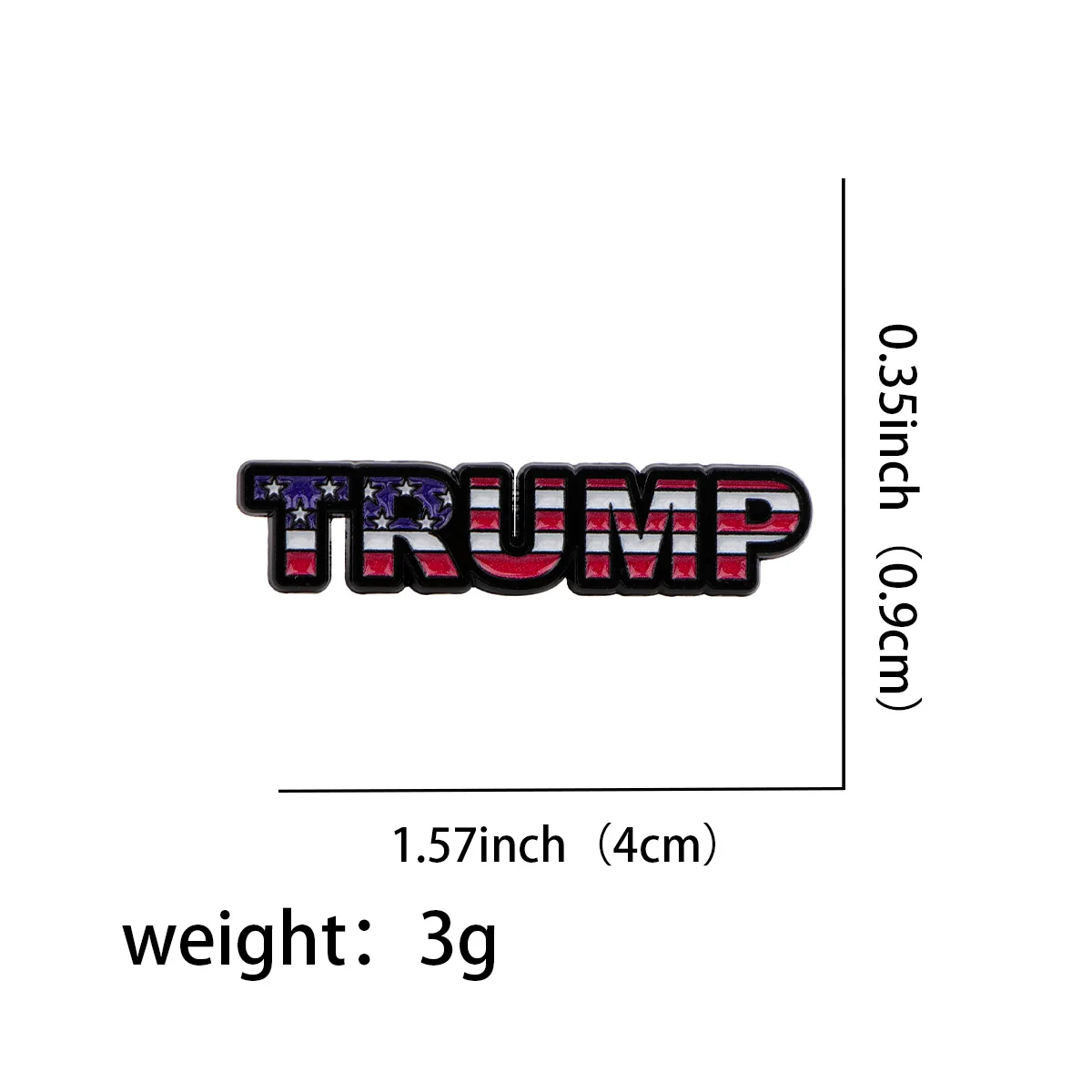 American Trump Enamel Pins Custom Brooches Lapel Badges Briefcase backpacks Accessories Decoration Jewelry Gift