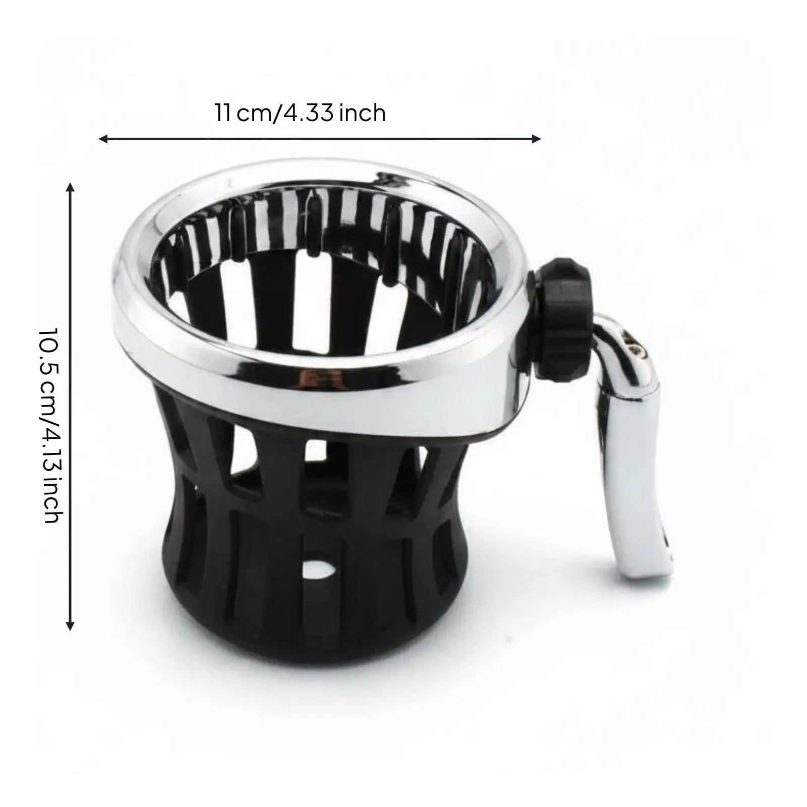 Motorcycle Beverage Basket Construction Motorcycle Cup Holder for Motorcyclists, 5