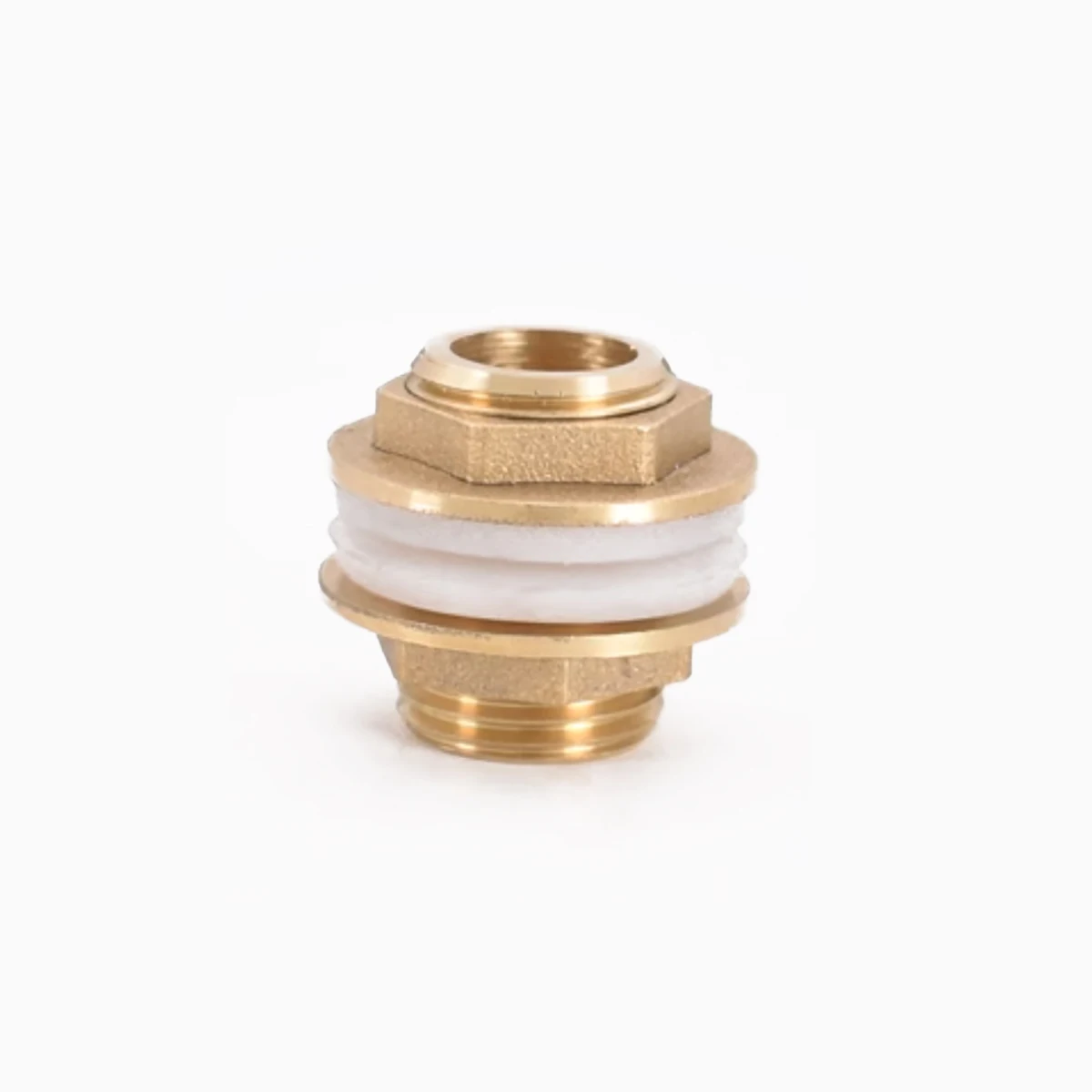 Brass Clamp Plate Threaded Joint, Extended Water Tank Movable Joint 4 / 6