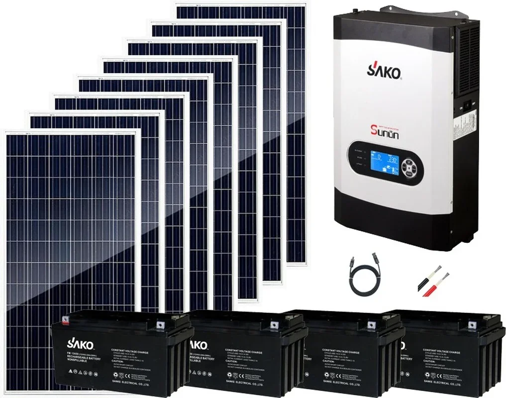 Off grid solar system NEW design high efficiency 3kw 5kw  power  with panel bracket battery