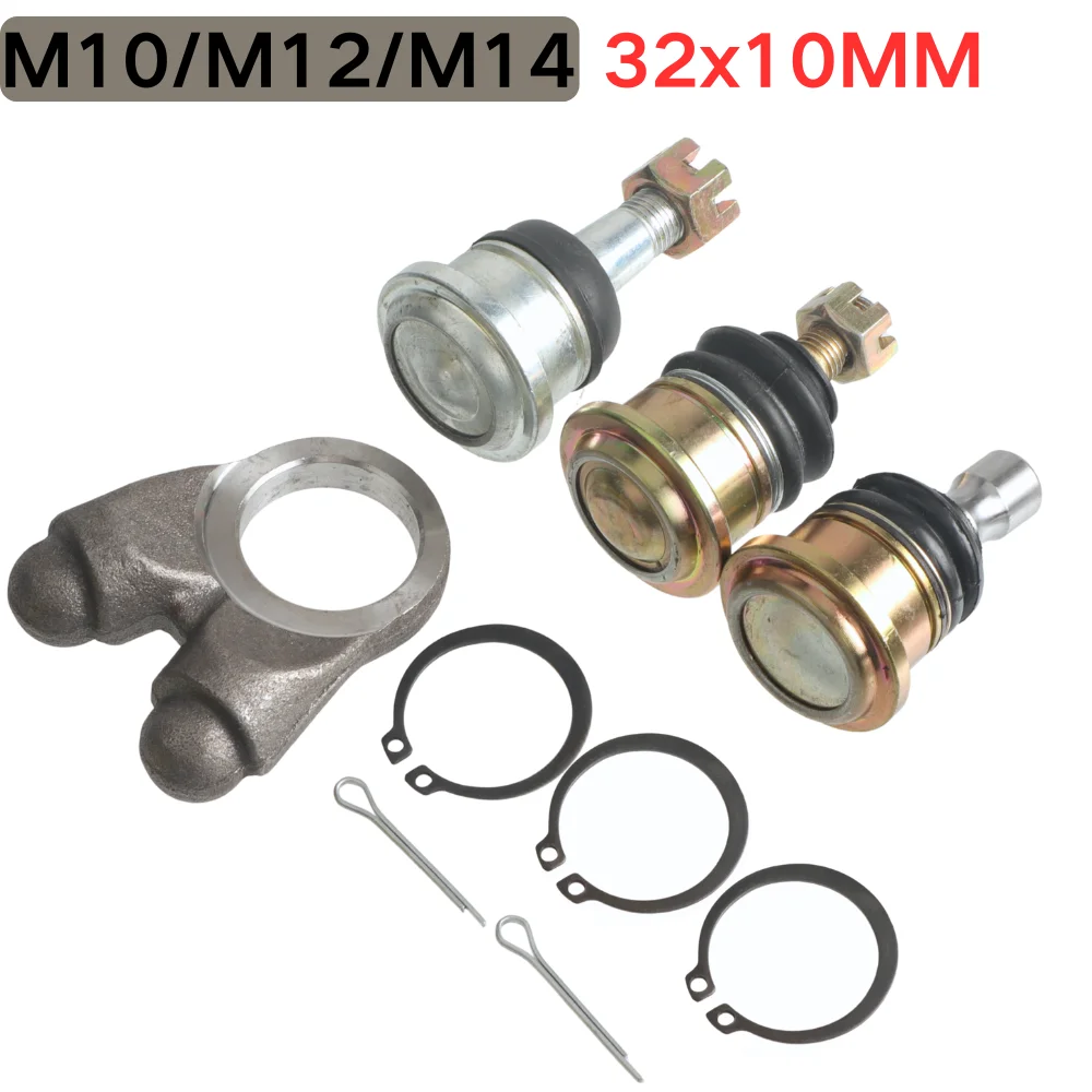 M10/M12/M14 32X10mm Welded Swingarm Ball Joint Assembly Kits For 110cc 125cc 150cc 200cc 250cc ATV UTV Buggy Quad Parts