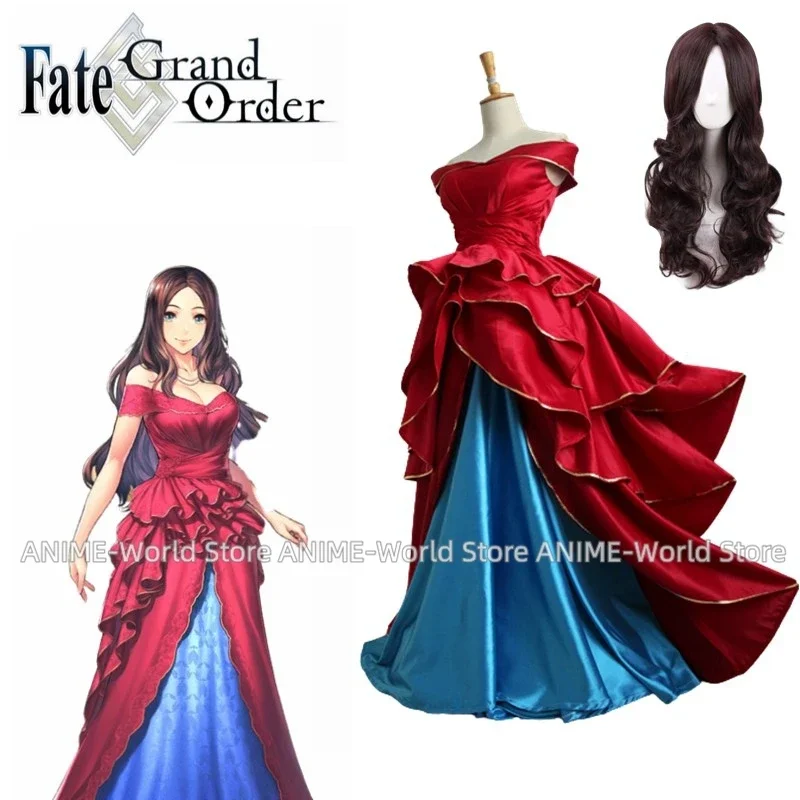 Anime Fate Grand Order Cosplay FGO Leonardo da Vinci Cosplay Costume Wig Customized Dress