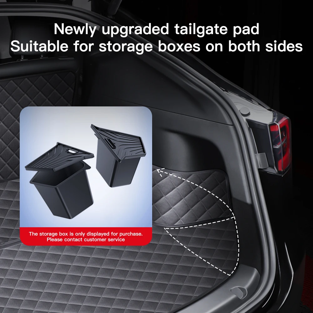 YZ Oxford cloth Trunk Mat For Tesla Model Y 2017-2023 Water Proof Four Seasons Full Coverage Protection Car Accessories