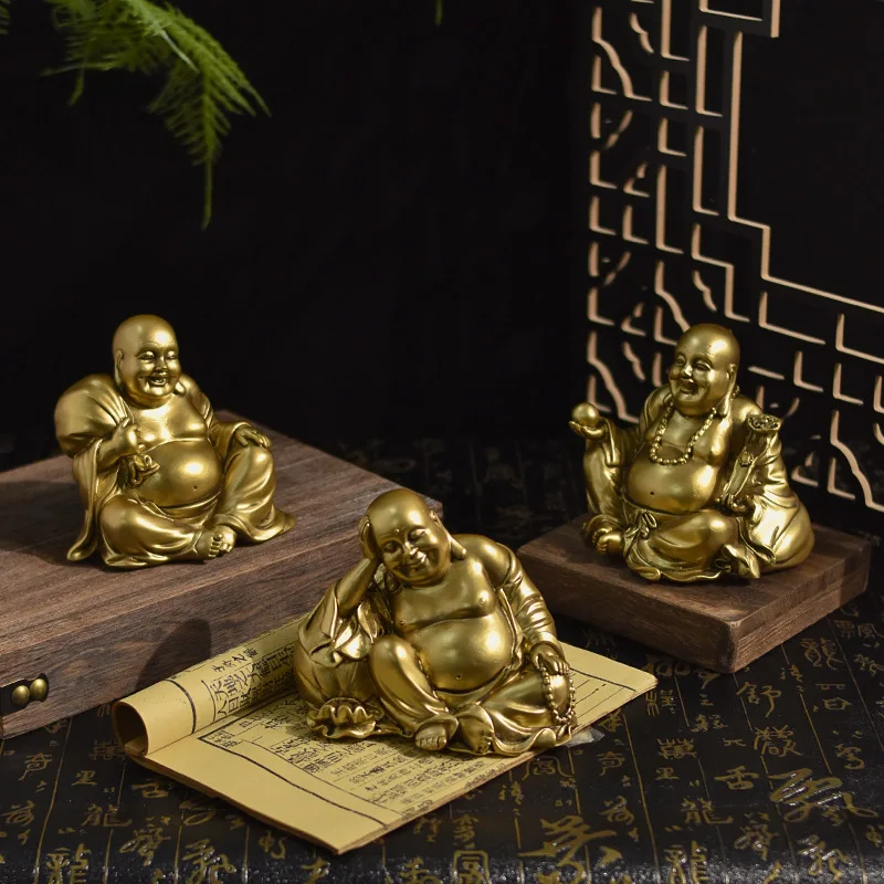 Don\'t Look, Don\'t Listen, Don\'t Say Zen. Maitreya Buddha Crafts, Car Resin Crafts, Small Gifts