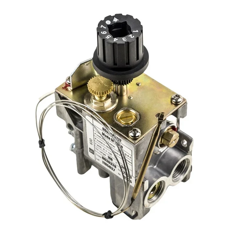 

Thermostatic Valve 630 Gas Temperature Control 100-340C for Fryer Steamer Oven Suitable for Natural and Liquefied Gas