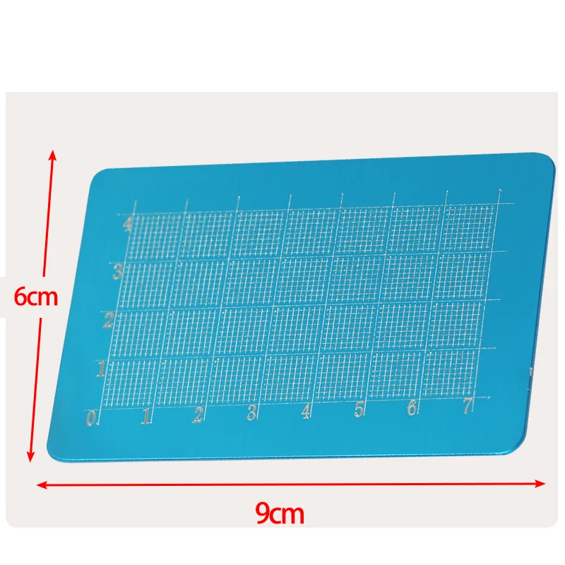 Rvs Nasale Prothese Meten En Beeldhouwen Plaat Titanium Legering Met Schaal Meetinstrument Tool