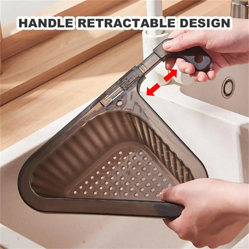 Kitchen Sink Strainer Basket Multifunctional Leftover Drain Residual Soup Slag Garbage Filter Rack Fruit Vegetable Drain Sink