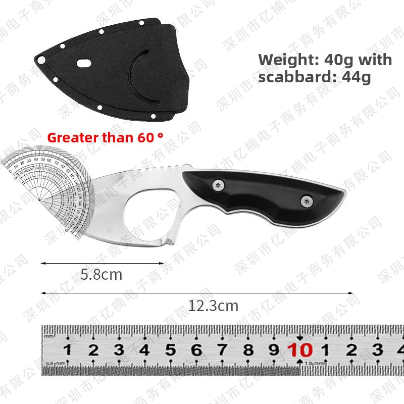 2025 سكين تخييم خارجي للصيد المحمولة شخصية خفيفة الوزن جيب صغير EDC أداة إنقاذ سكين #5